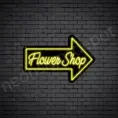 Yellow Flower Shop V15 Neon Sign