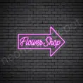 Pink Flower Shop V15 Sign