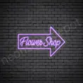 Purple Flower Shop V15 Sign