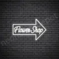White Flower Shop V15 Sign