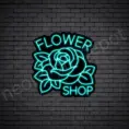 Flower-Shop-V16-Neon-Sign-24x24-WS-B-BRIGHT-BLUE