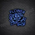 Flower-Shop-V16-Neon-Sign-24x24-WS-B-DARK-BLUE