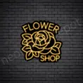 Flower-Shop-V16-Neon-Sign-24x24-WS-B-ORANGE
