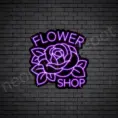 Flower-Shop-V16-Neon-Sign-24x24-WS-B-PURPLE
