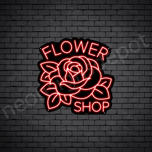 Flower-Shop-V16-Neon-Sign-24x24-WS-B-RED Flower-Shop-V16-Neon-Sign-24x24-WS-B-RED