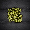Flower-Shop-V16-Neon-Sign-24x24-WS-B-YELLOW