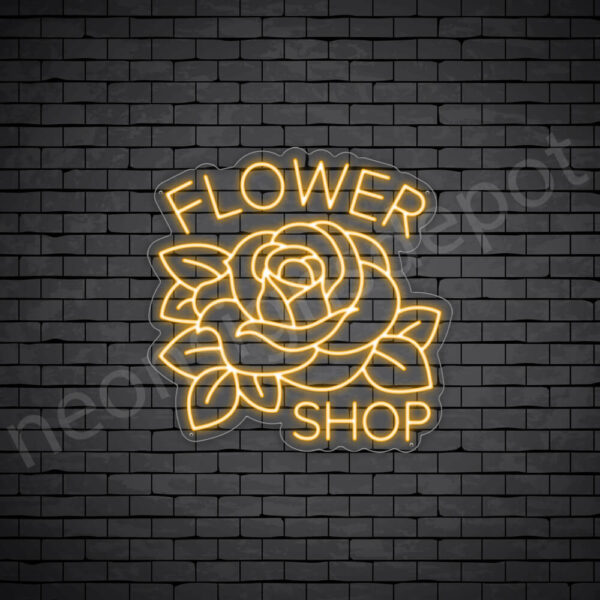 Flower-Shop-V16-Neon-Sign-24x24-WS-C-ORANGE Flower-Shop-V16-Neon-Sign-24x24-WS-C-ORANGE