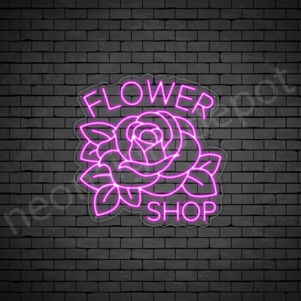 Flower-Shop-V16-Neon-Sign-24x24-WS-C-PINK Flower-Shop-V16-Neon-Sign-24x24-WS-C-PINK