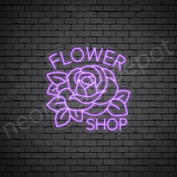 Flower-Shop-V16-Neon-Sign-24x24-WS-C-PURPLE Flower-Shop-V16-Neon-Sign-24x24-WS-C-PURPLE