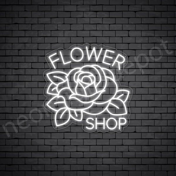 Flower-Shop-V16-Neon-Sign-24x24-WS-C-WHITE Flower-Shop-V16-Neon-Sign-24x24-WS-C-WHITE