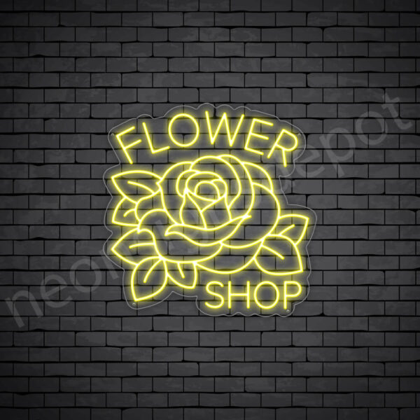 Flower-Shop-V16-Neon-Sign-24x24-WS-C-YELLOW Flower-Shop-V16-Neon-Sign-24x24-WS-C-YELLOW