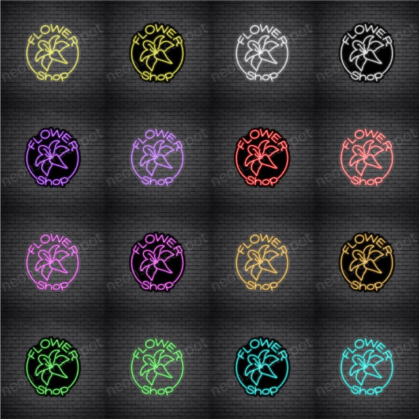 Flower Shop V7 Neon Sign