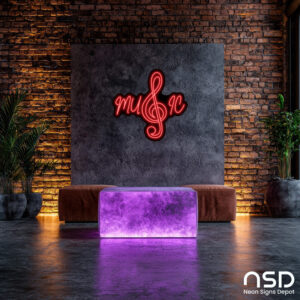 Music V2 Neon Sign