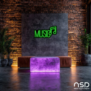 Music V3 Neon Sign
