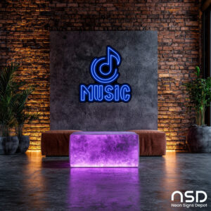 Music V7 Neon Sign