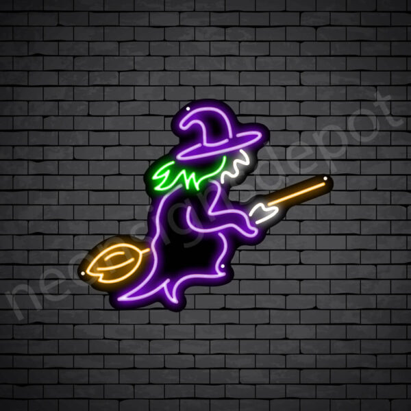 Flying-Witch-Neon-Sign-24x20-WS-B-MULTI-COLOR Flying-Witch-Neon-Sign-24x20-WS-B-MULTI-COLOR