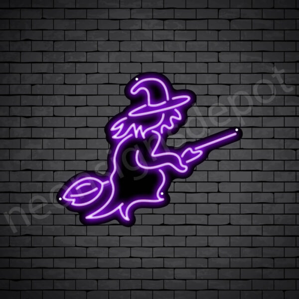 Flying-Witch-Neon-Sign-24x20-WS-B-PURPLE Flying-Witch-Neon-Sign-24x20-WS-B-PURPLE