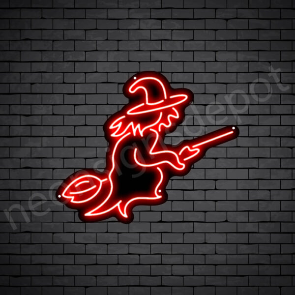 Flying-Witch-Neon-Sign-24x20-WS-B-RED Flying-Witch-Neon-Sign-24x20-WS-B-RED