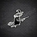 Flying-Witch-Neon-Sign-24x20-WS-B-WHITE