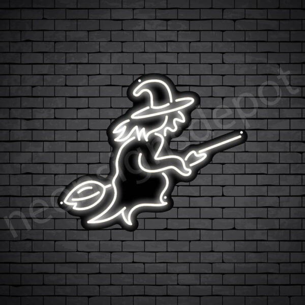 Flying-Witch-Neon-Sign-24x20-WS-B-WHITE Flying-Witch-Neon-Sign-24x20-WS-B-WHITE