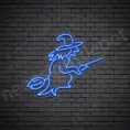 Flying-Witch-Neon-Sign-24x20-WS-C-DARK-BLUE