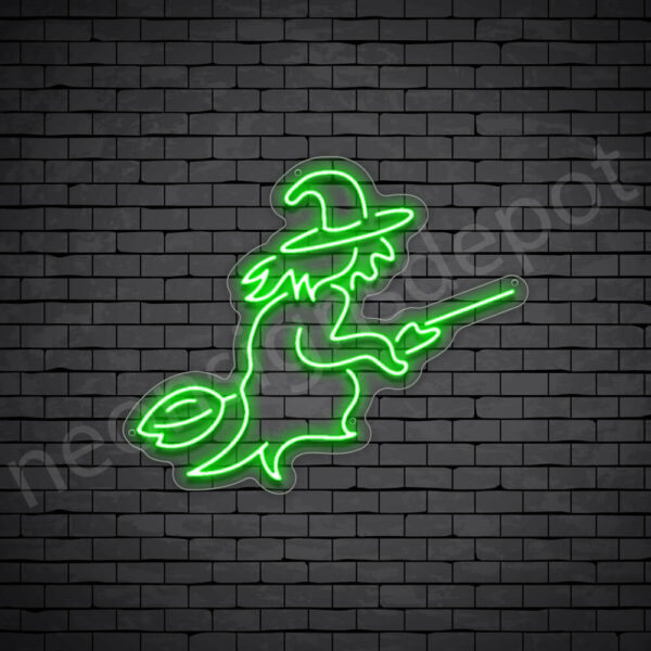 Flying-Witch-Neon-Sign-24x20-WS-C-GREEN Flying-Witch-Neon-Sign-24x20-WS-C-GREEN