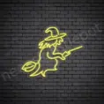 Flying-Witch-Neon-Sign-24x20-WS-C-YELLOW