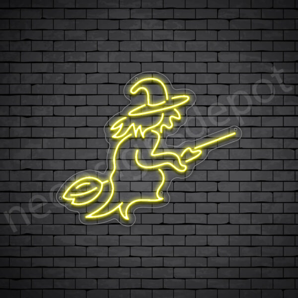 Flying-Witch-Neon-Sign-24x20-WS-C-YELLOW Flying-Witch-Neon-Sign-24x20-WS-C-YELLOW