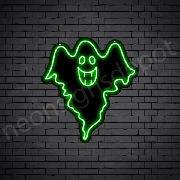 Ghost-Neon-Sign-22x24-WS-B-GREEN Ghost-Neon-Sign-22x24-WS-B-GREEN