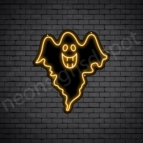 Ghost-Neon-Sign-22x24-WS-B-ORANGE Ghost-Neon-Sign-22x24-WS-B-ORANGE