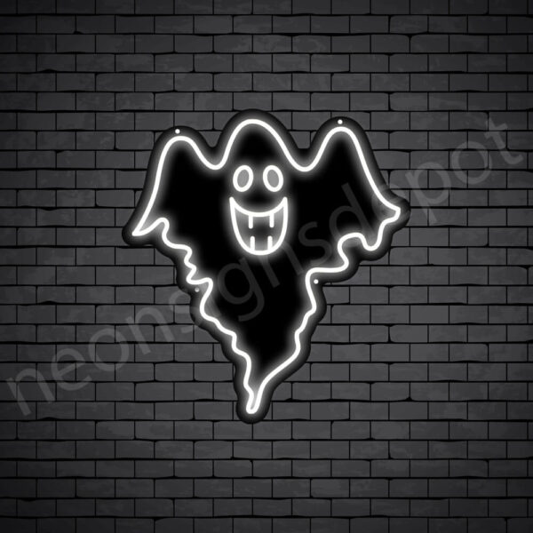 Ghost-Neon-Sign-22x24-WS-B-WHITE Ghost-Neon-Sign-22x24-WS-B-WHITE
