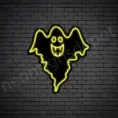 Ghost-Neon-Sign-22x24-WS-B-YELLOW