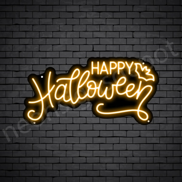 Happy-Halloween-Neon-Sign-24x12-WS-B-ORANGE Happy-Halloween-Neon-Sign-24x12-WS-B-ORANGE