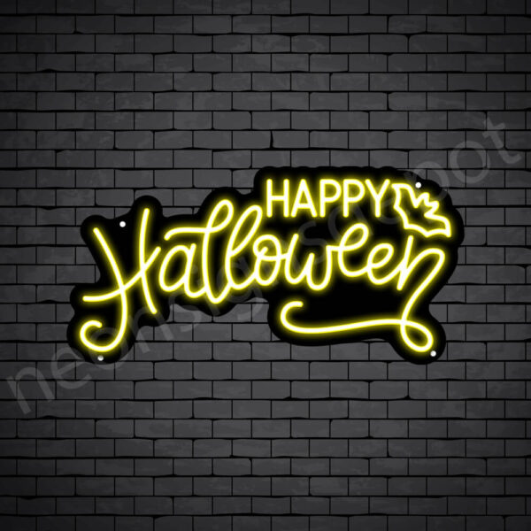 Happy-Halloween-Neon-Sign-24x12-WS-B-YELLOW Happy-Halloween-Neon-Sign-24x12-WS-B-YELLOW