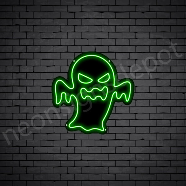 Monster-Ghost-Neon-Sign-20x20-WS-B-GREEN Monster-Ghost-Neon-Sign-20x20-WS-B-GREEN