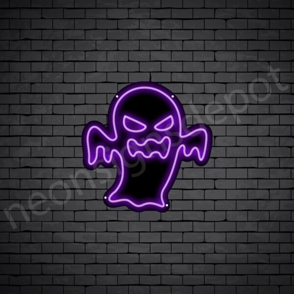 Monster-Ghost-Neon-Sign-20x20-WS-B-PURPLE Monster-Ghost-Neon-Sign-20x20-WS-B-PURPLE