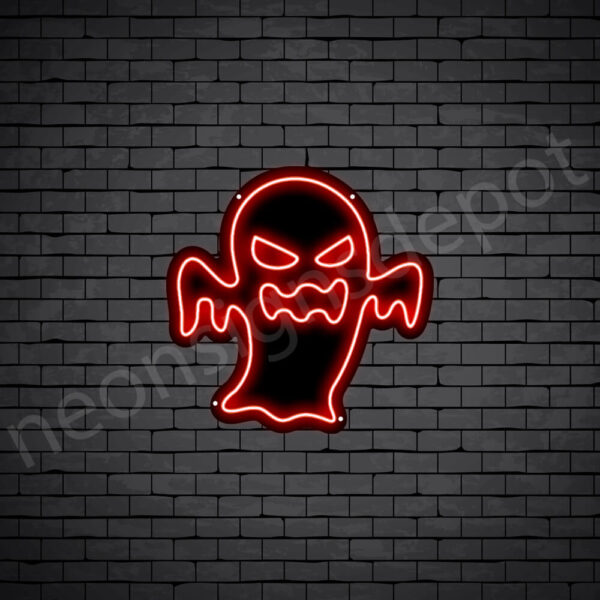 Monster-Ghost-Neon-Sign-20x20-WS-B-RED Monster-Ghost-Neon-Sign-20x20-WS-B-RED