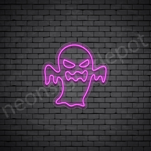 Monster-Ghost-Neon-Sign-20x20-WS-C-PINK Monster-Ghost-Neon-Sign-20x20-WS-C-PINK