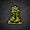 Scary-Hand-Neon-Sign-24x19-WS-B-YELLOW