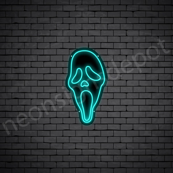 Scream-Neon-Sign-13x24-WS-B-BRIGHT-BLUE Scream-Neon-Sign-13x24-WS-B-BRIGHT-BLUE