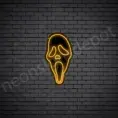 Scream-Neon-Sign-13x24-WS-B-ORANGE