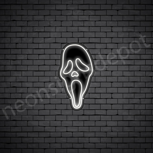 Scream-Neon-Sign-13x24-WS-B-WHITE Scream-Neon-Sign-13x24-WS-B-WHITE