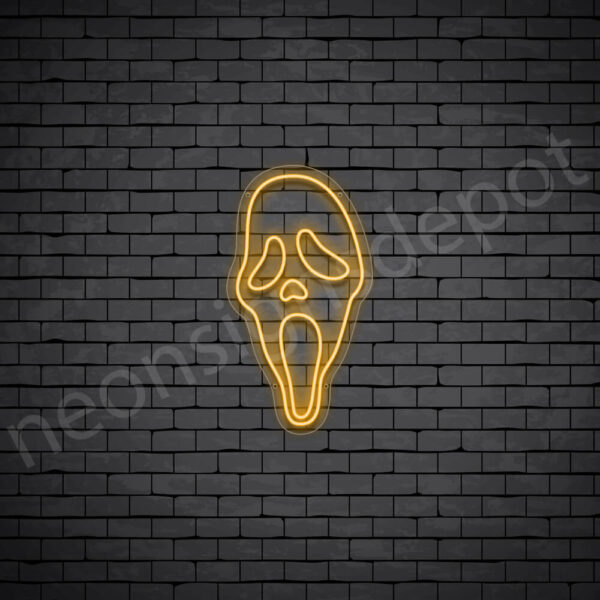 Scream-Neon-Sign-13x24-WS-C-ORANGE Scream-Neon-Sign-13x24-WS-C-ORANGE