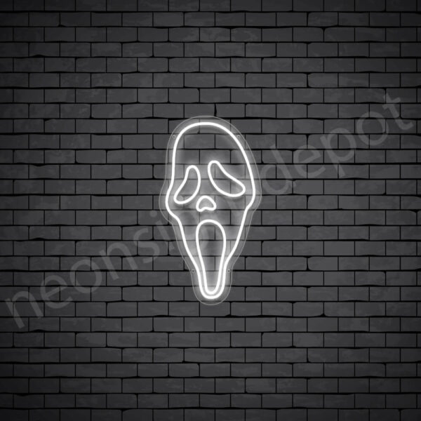 Scream-Neon-Sign-13x24-WS-C-WHITE Scream-Neon-Sign-13x24-WS-C-WHITE