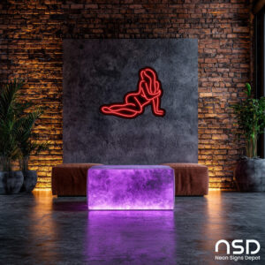 Sexy Lady V8 Neon Sign
