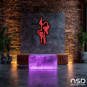 Sexy Pole Dancer V2 Neon Sign