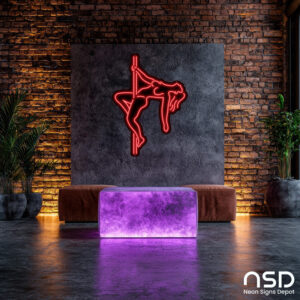 Sexy Pole Dancer V3 Neon Sign