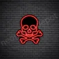 Skull-Bone-Neon-Sign-22x24-WS-B-RED
