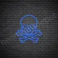 Skull-Bone-Neon-Sign-22x24-WS-C-DARK-BLUE