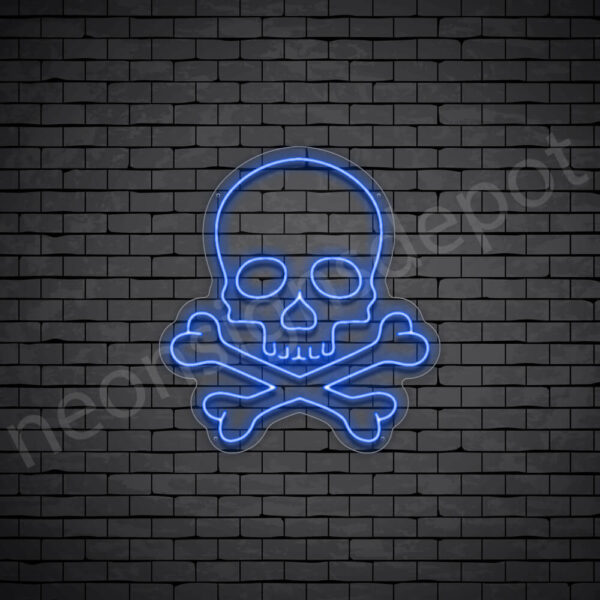 Skull-Bone-Neon-Sign-22x24-WS-C-DARK-BLUE Skull-Bone-Neon-Sign-22x24-WS-C-DARK-BLUE